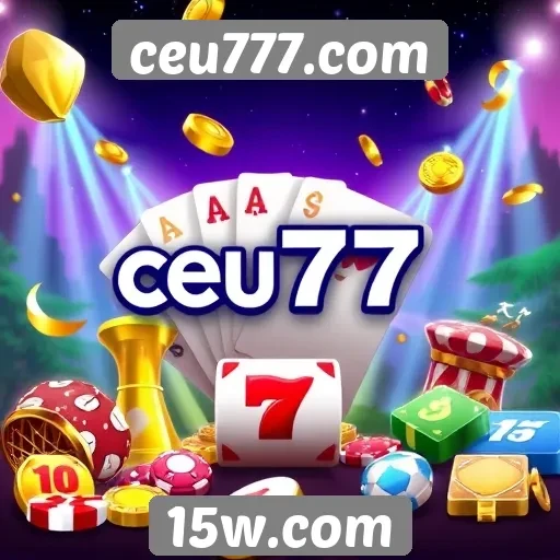 Variedade de jogos disponíveis em ceu777.com